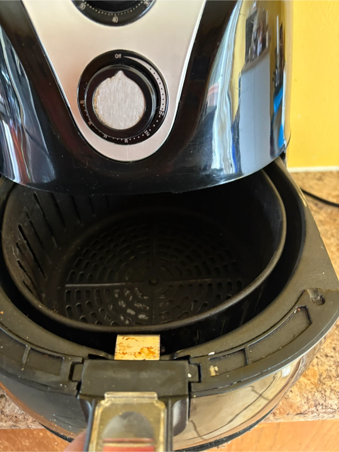Used Air Fryer - Black and Silver - photo 2