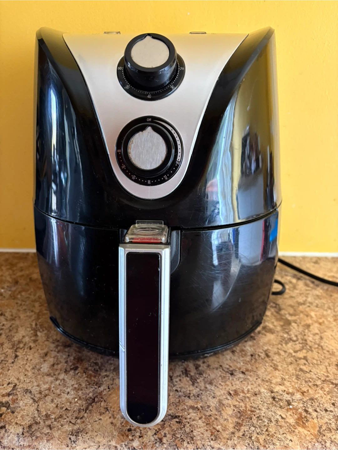 Used Air Fryer - Black and Silver