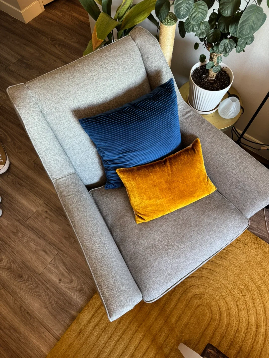 Joybird Gray Armchair image indicator(2)