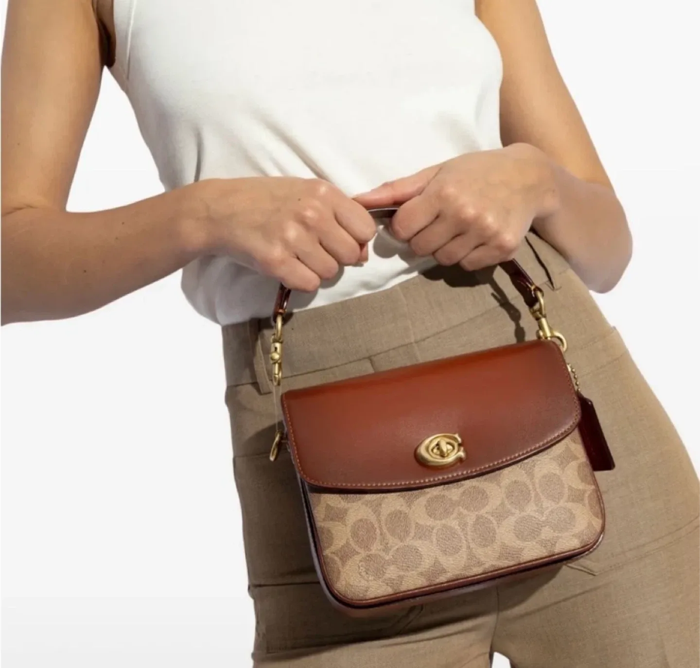 BNWT Signature Cassie Bag - Price Firm image indicator(4)