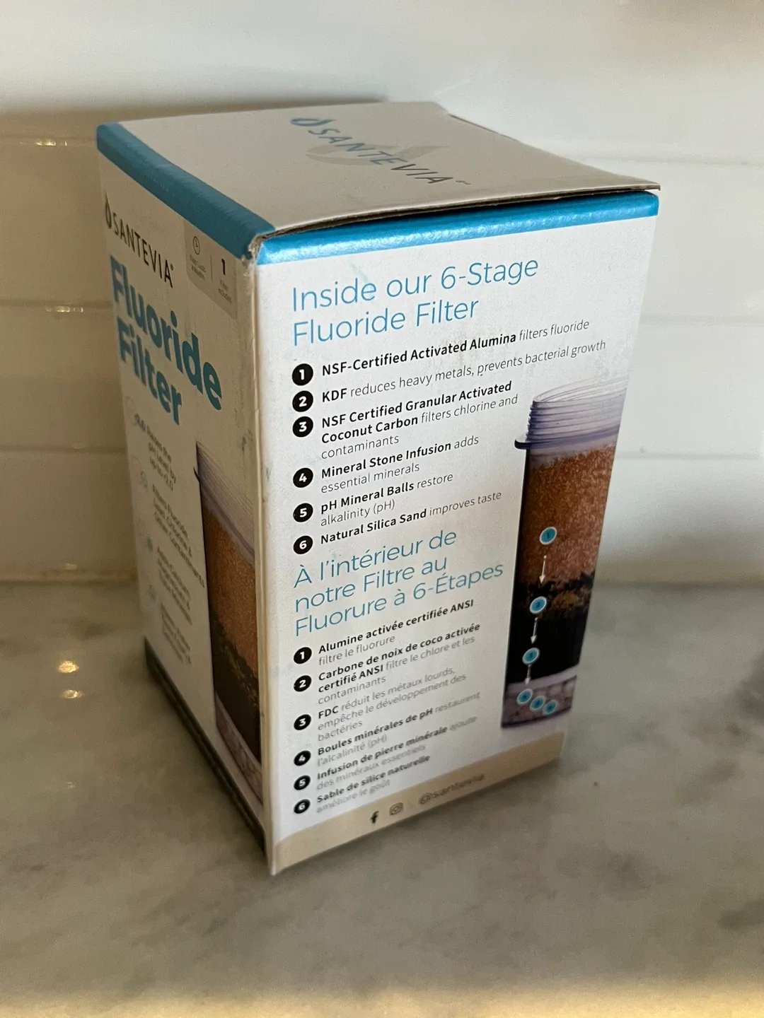 Santevia Fluoride Filter - Brand New in Box image indicator(4)