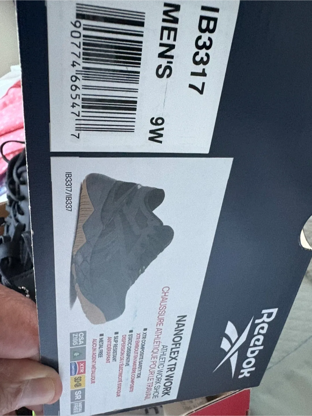 Man Safety shoe brand new image indicator(2)