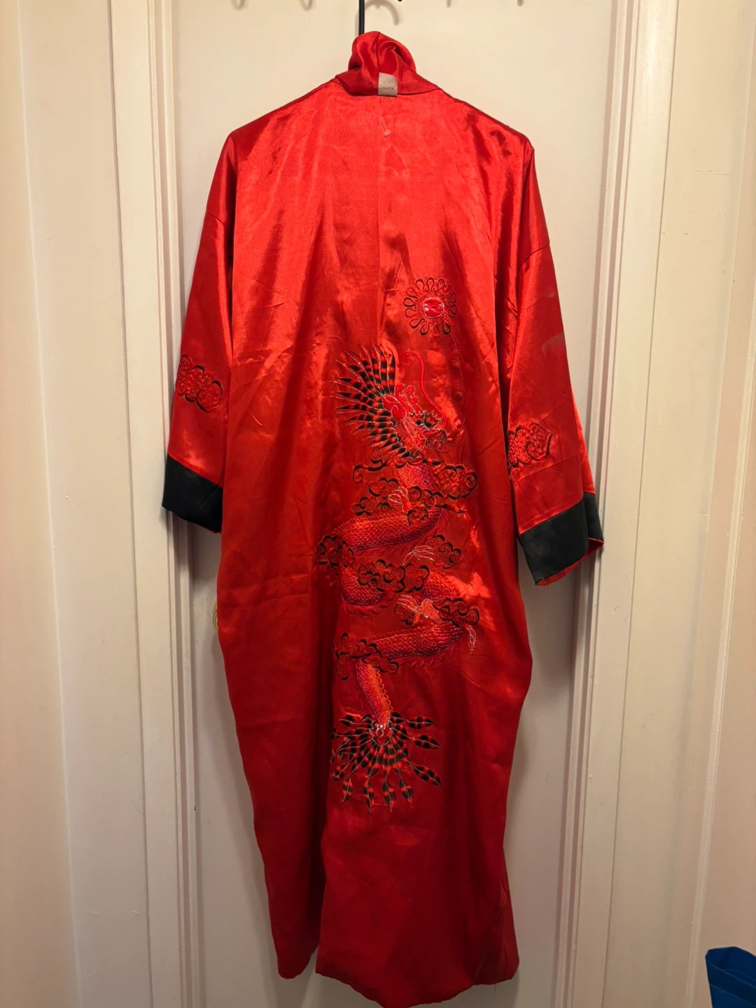 Red Dragon Embroidered Robe