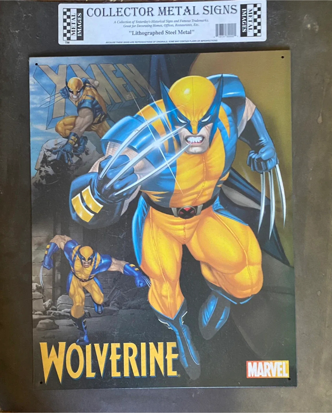 Metal Images Wolverine Collector Metal Sign thumbnail