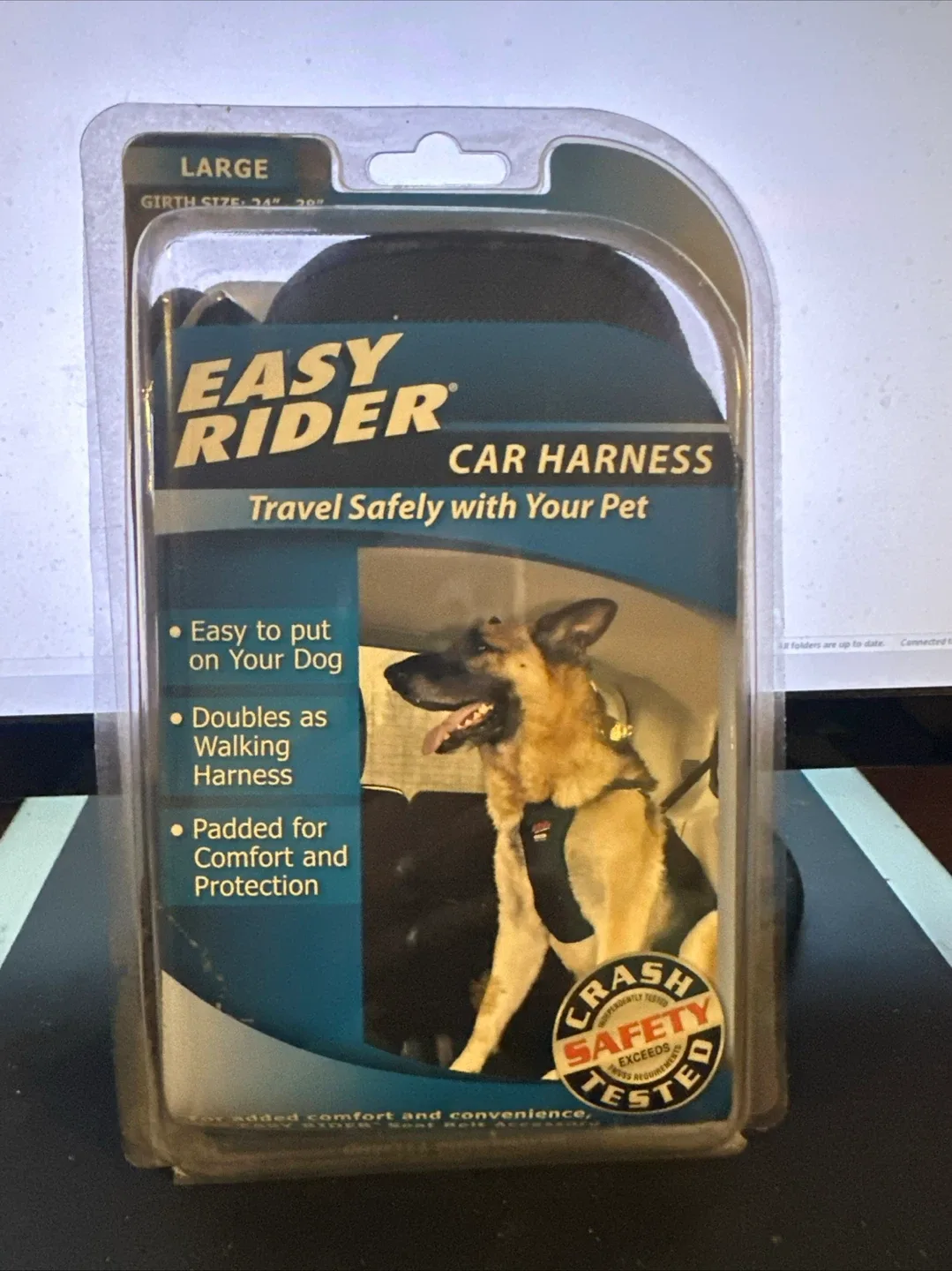 Dog Car Harness by Easy Rider-Large, New in Box thumbnail