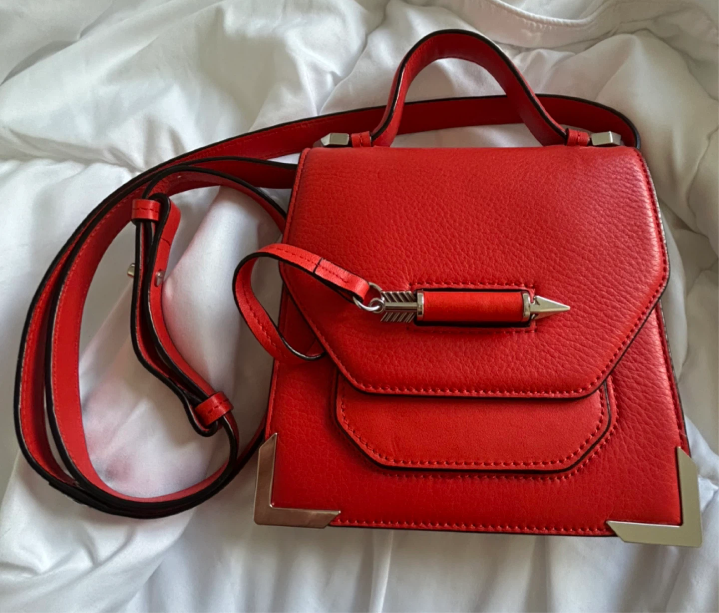 Red Mackage bag