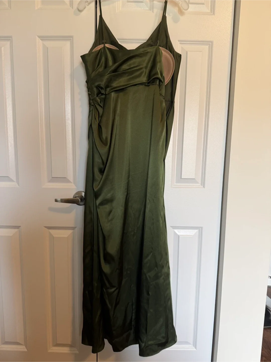 Galina Signature Charmeuse Draped Strappy Dress - Size 14 image indicator(2)