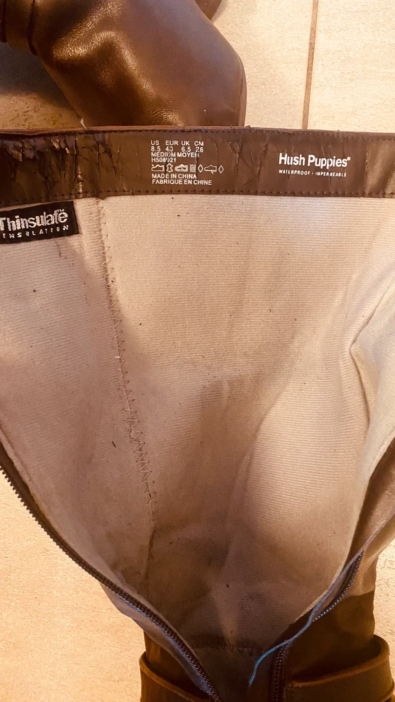 Brown Leather Boots - Size 6.5 image indicator(3)