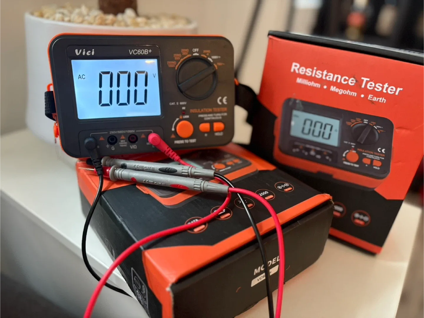 Vici VC60B+ Resistance Tester - Like New! image indicator(3)