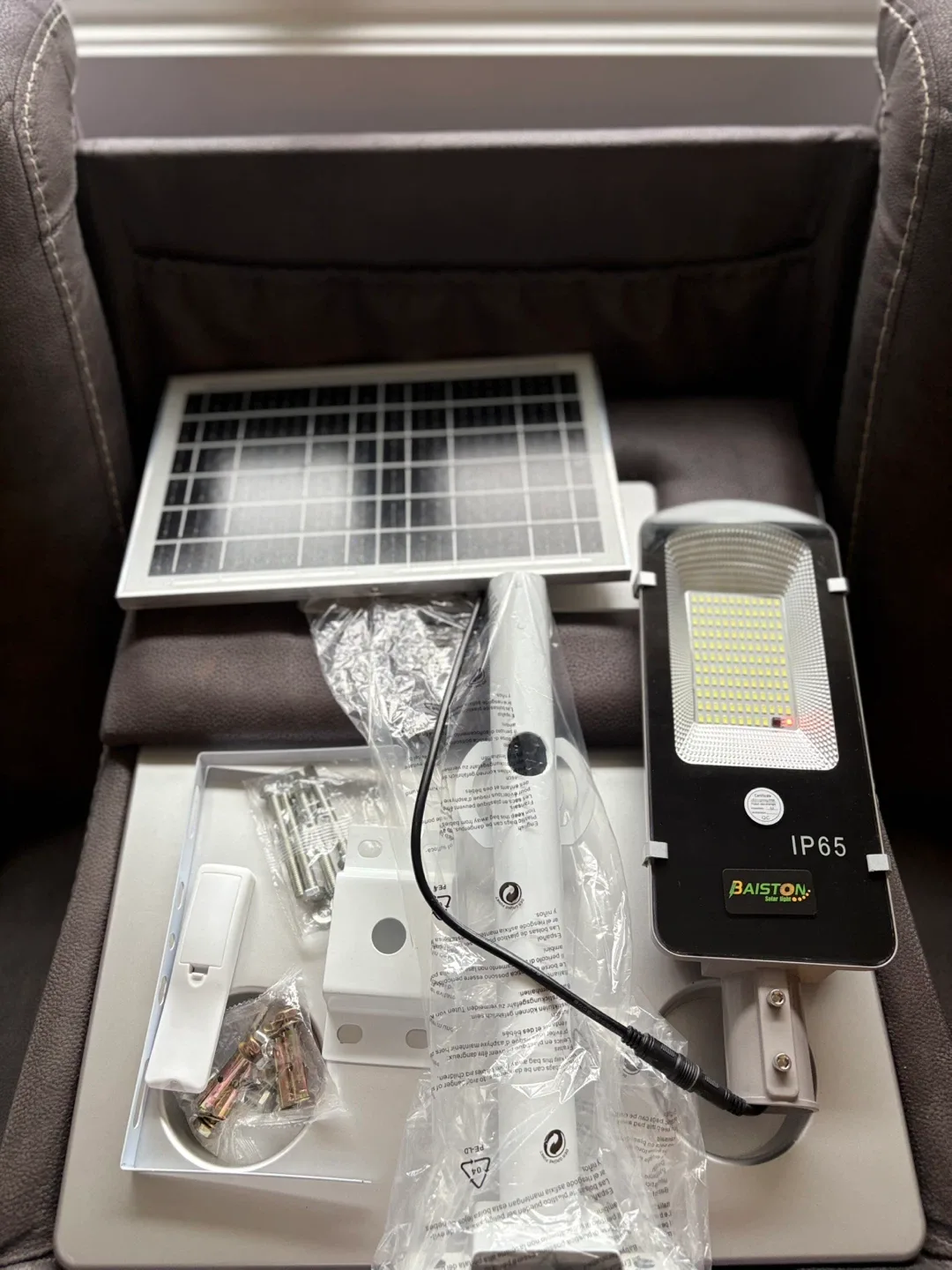 New Baiston Solar Street Light - IP65 Waterproof image indicator(2)