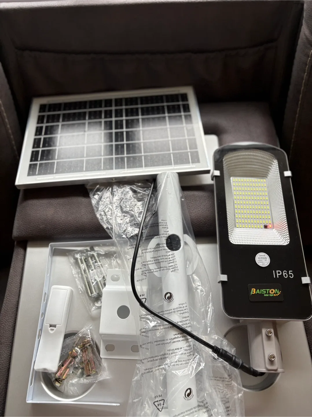 New Baiston Solar Street Light - IP65 Waterproof thumbnail
