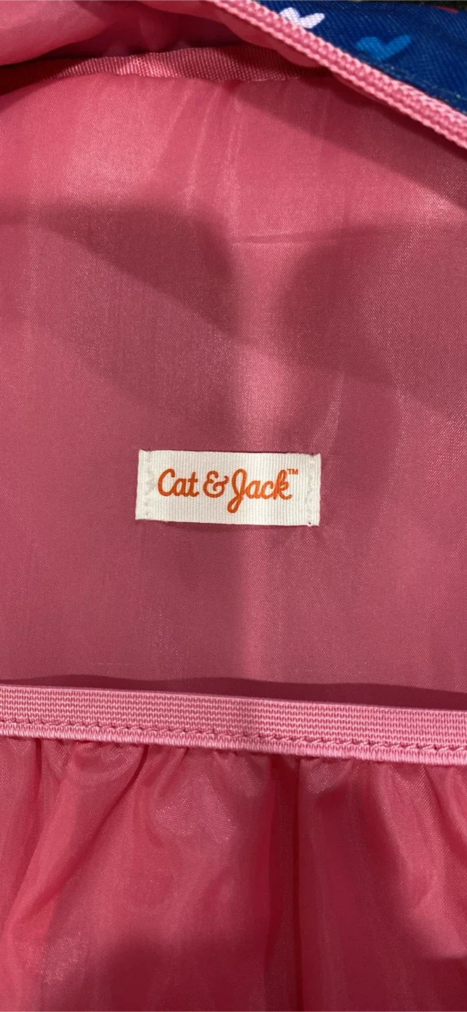 Cat & Jack Kids Backpack - Blue with Hearts image indicator(2)