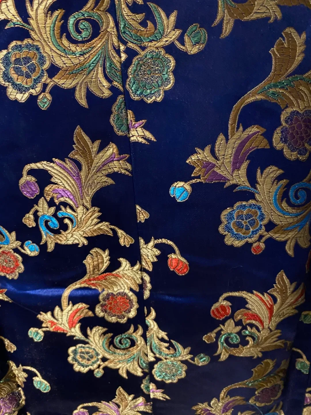 Shijilan Blue Floral Cheongsam Dress image indicator(4)