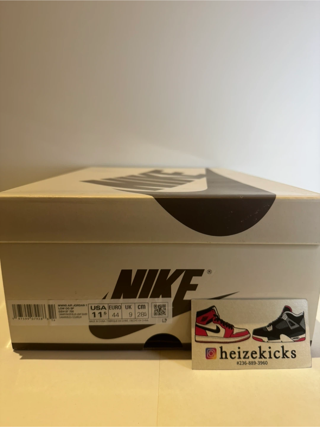 Jordan 1 Low Travis Scott Canari size 11.5W 10M - photo 3