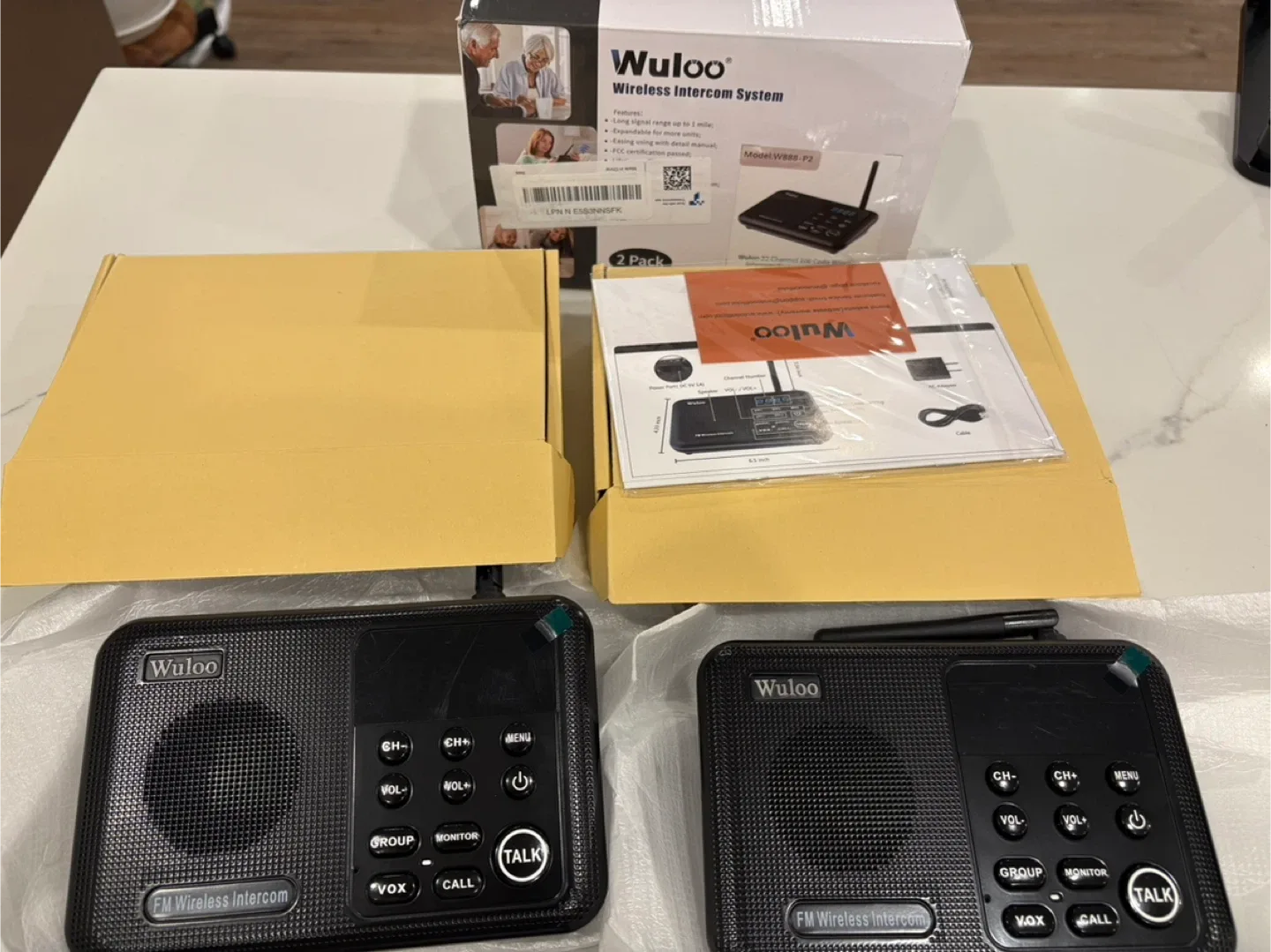 Wuloo Wireless Intercom System WL888-P2 (2-Pack) image indicator(4)