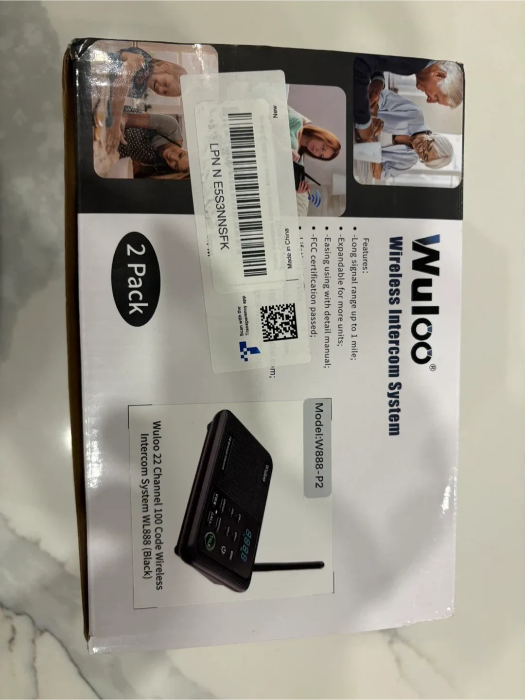 Wuloo Wireless Intercom System WL888-P2 (2-Pack) image indicator(3)