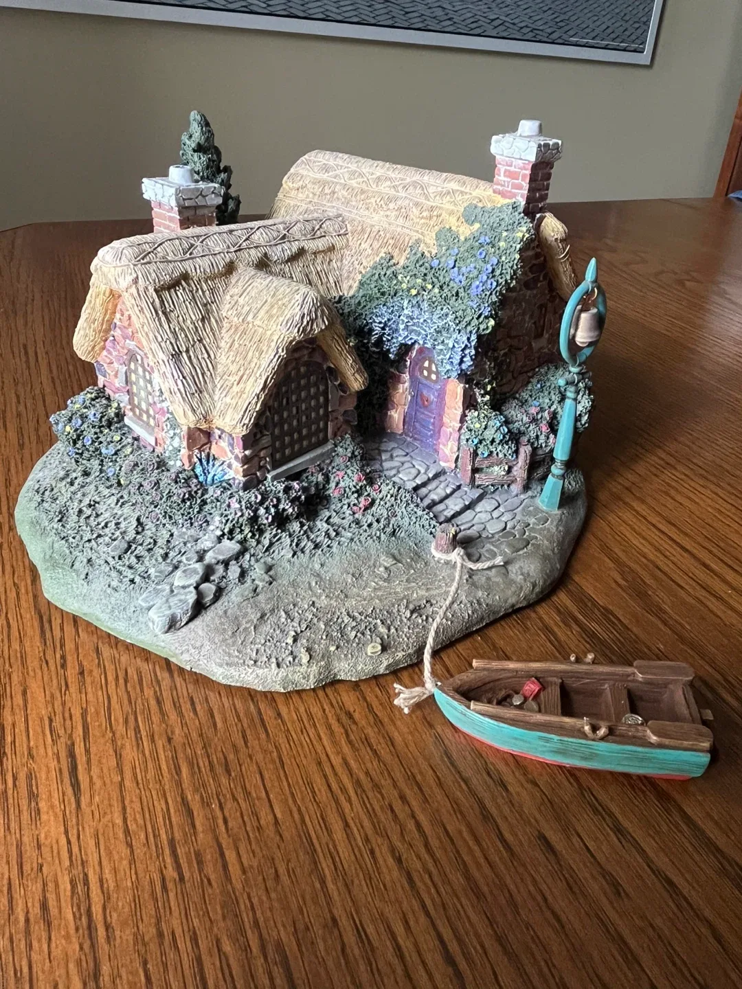 Hawthorne Village Seaside Boathouse Thomas Kinkade image indicator(8)