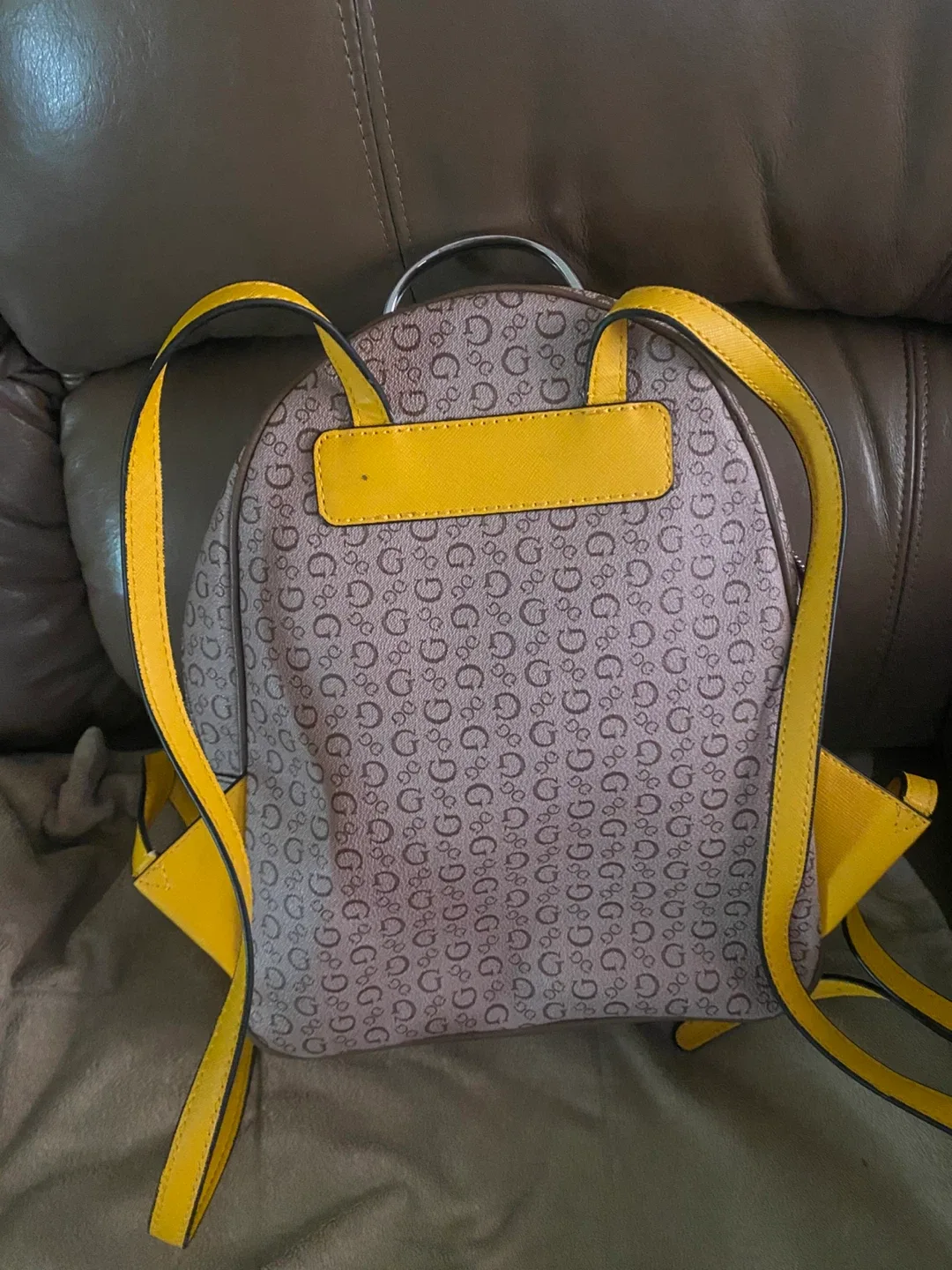 Guess Backpack - Yellow & Brown image indicator(2)