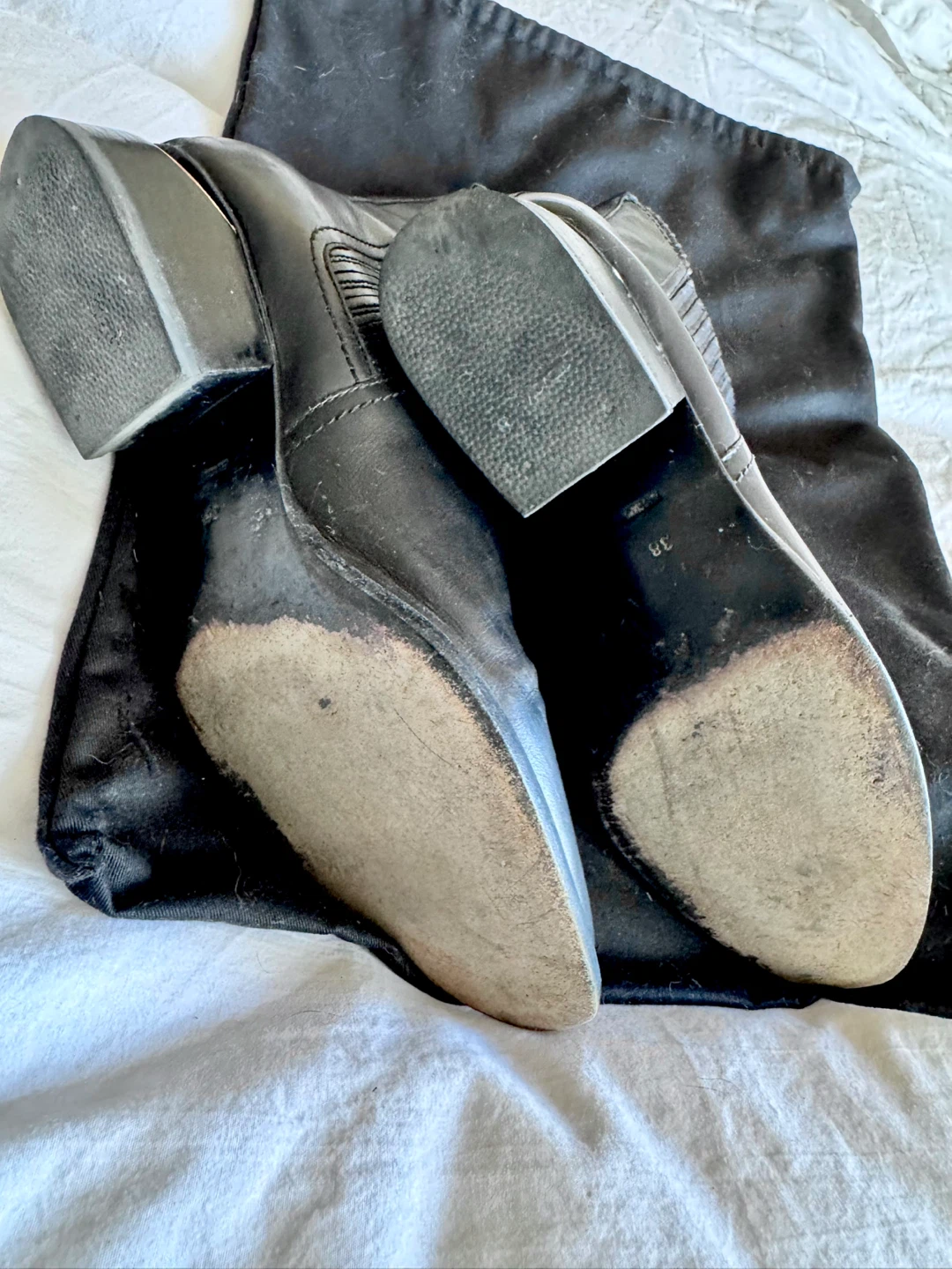 Alexander Wang Black Leather Boots w/ Rose Gold 38/8US - photo 4