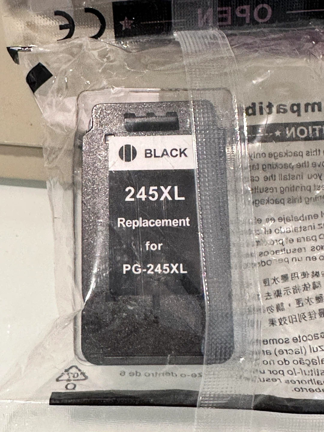 Canon 245XL Black Ink Cartridge - New