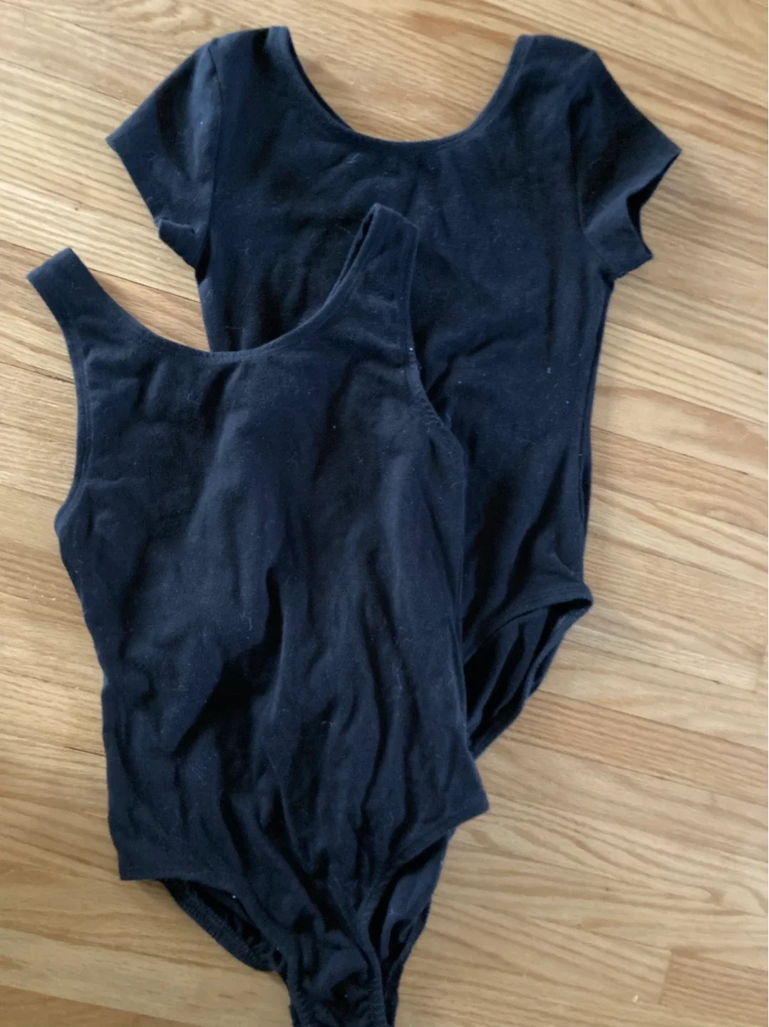 2 for $5 Girl’s Black Leotards - size 10/12 image indicator(3)