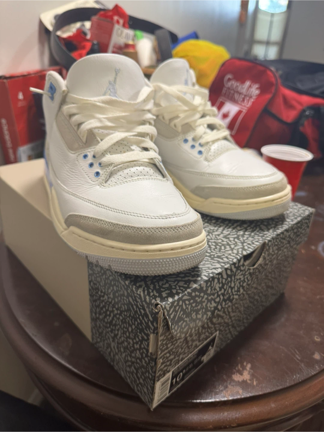 Air Jordan 3 Retro 'UNC' Size 10.5 - photo 2