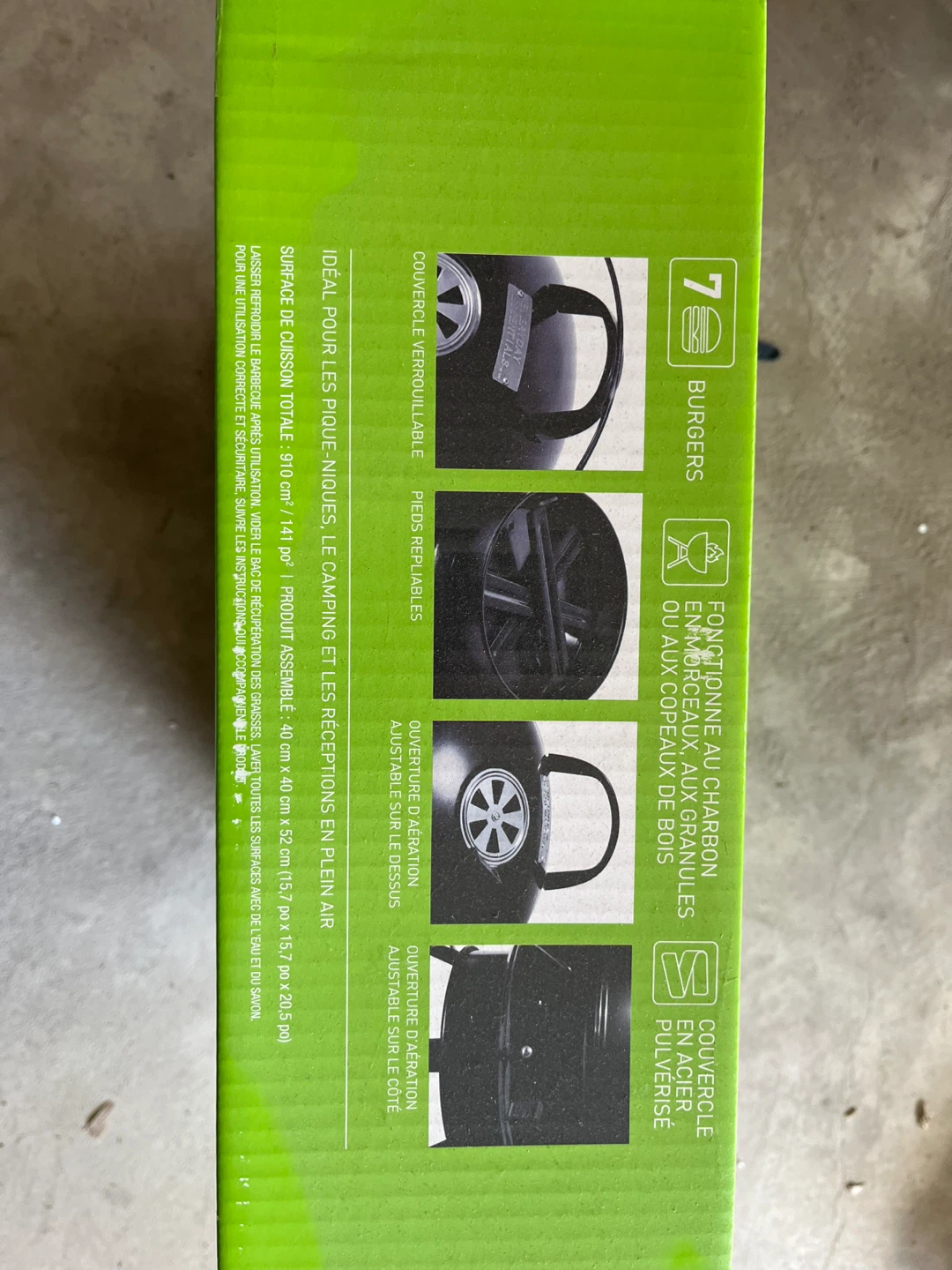 New Everyday Essentials Portable Charcoal BBQ