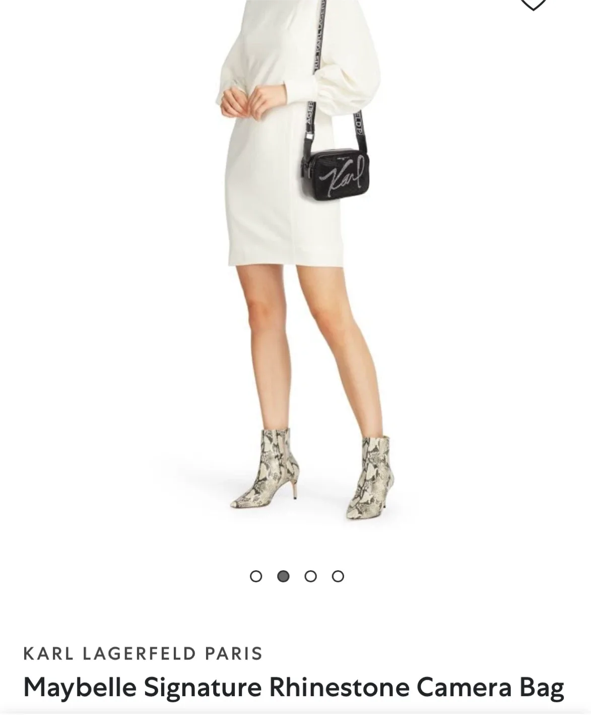 Karl Lagerfeld Maybelle Rhinestone Camera Bag image indicator(2)