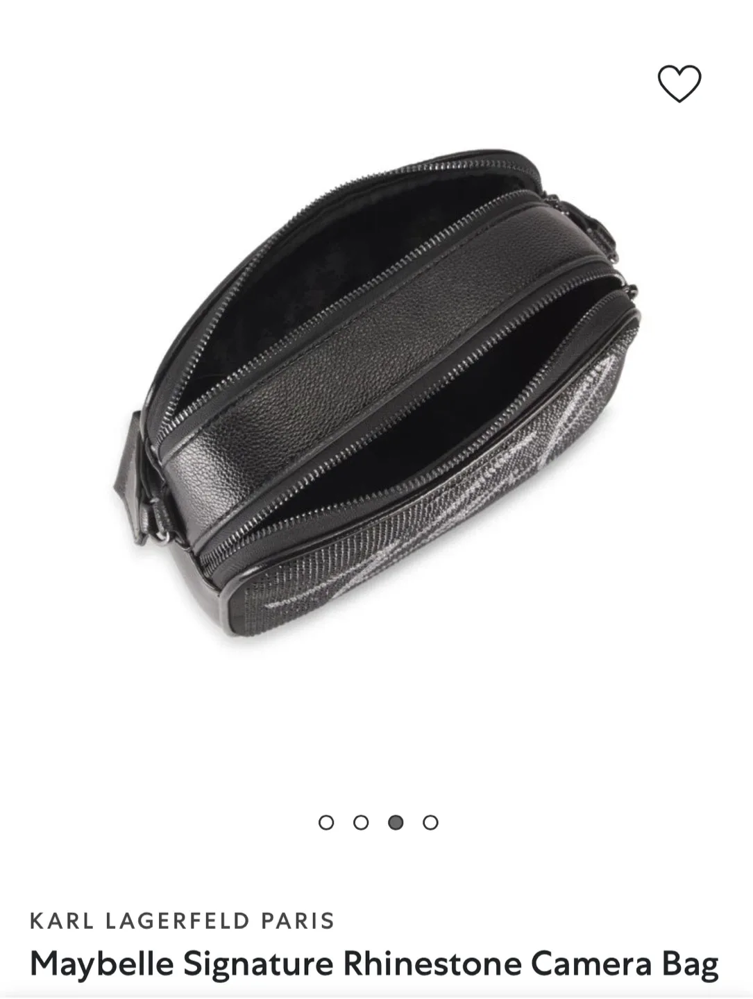 Karl Lagerfeld Maybelle Rhinestone Camera Bag image indicator(3)