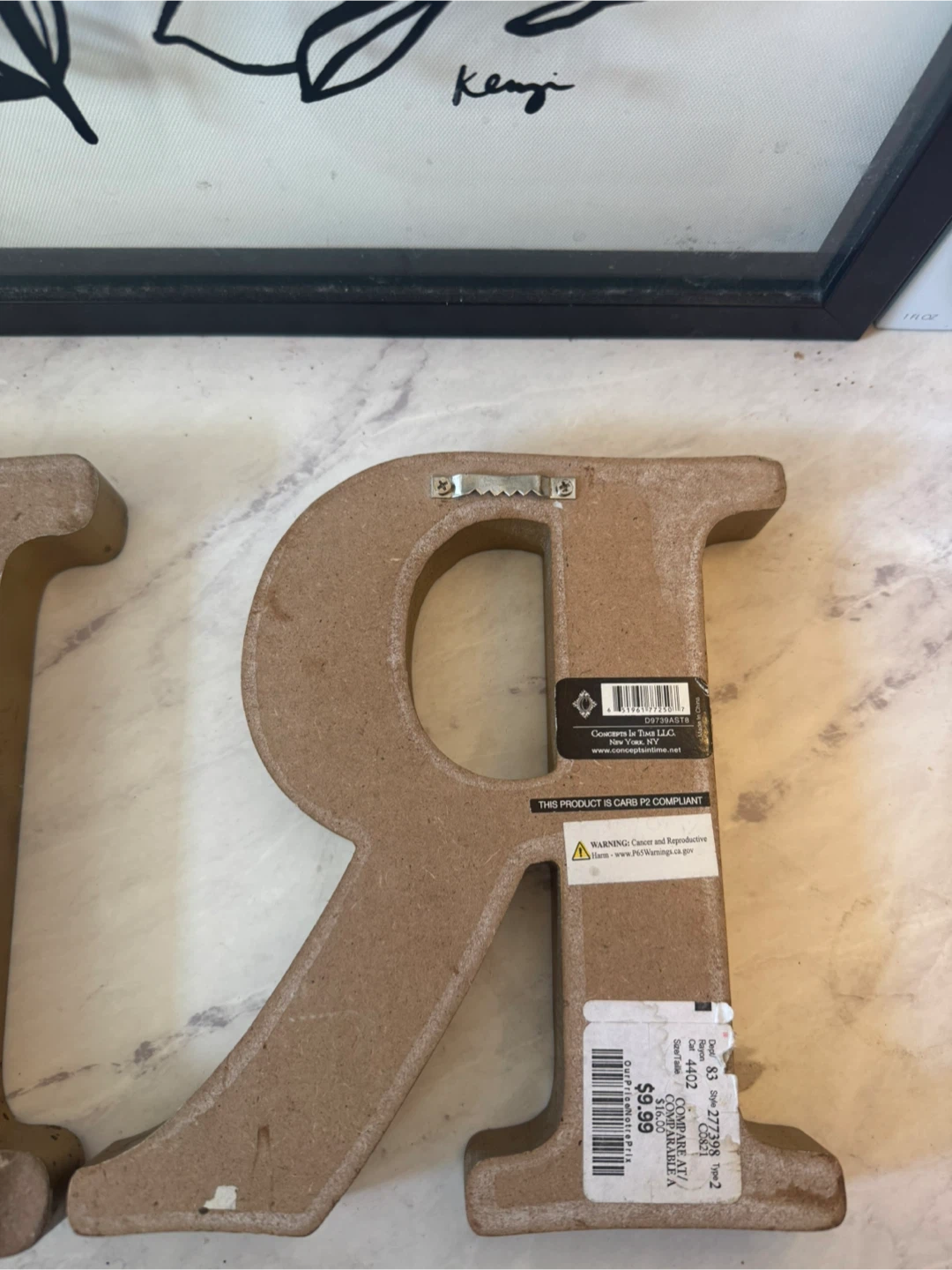 Letter "ER" Wall Decor - photo 2