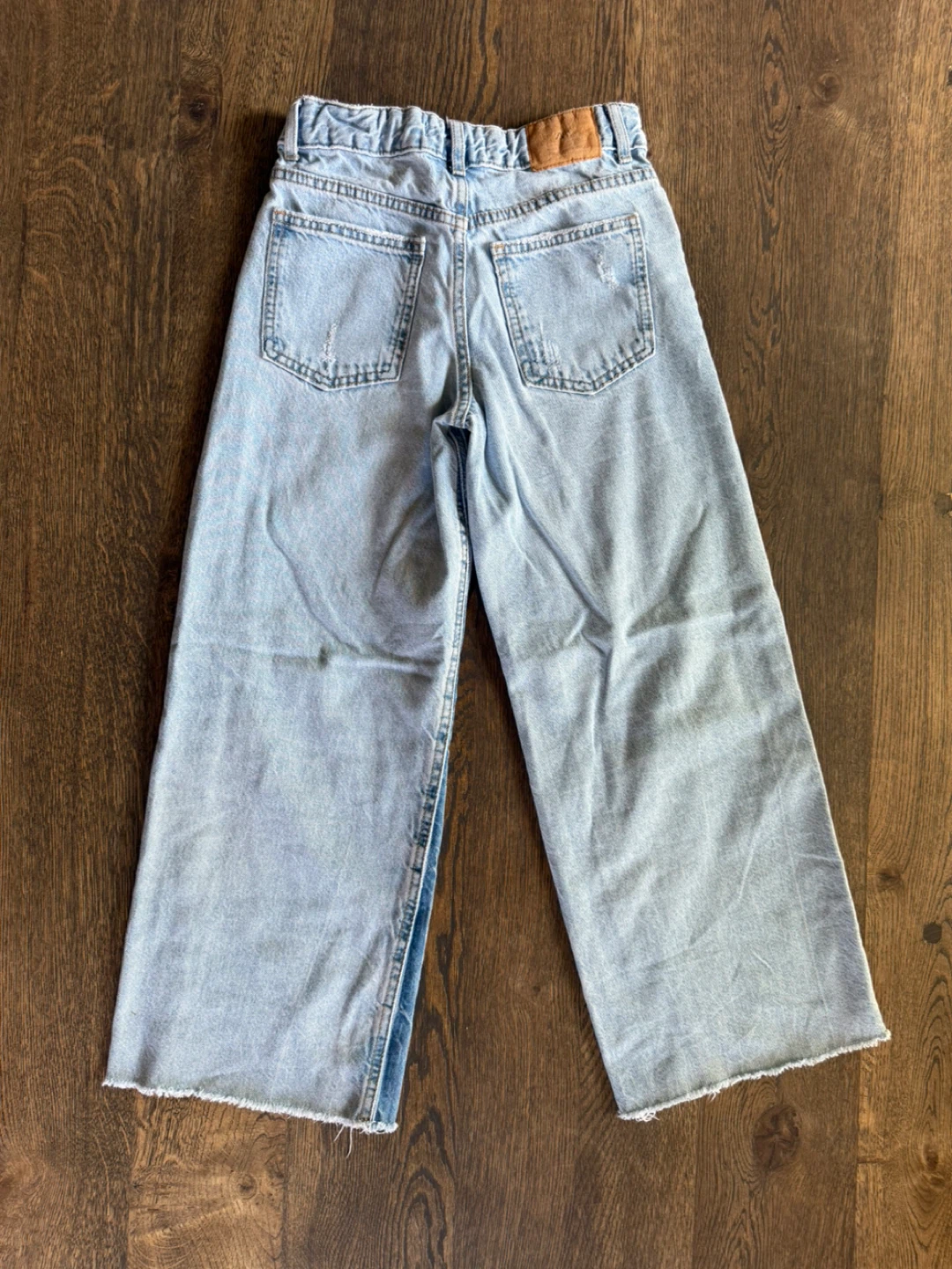 Zara Wide Leg Denim Jeans, Size 10 - photo 2