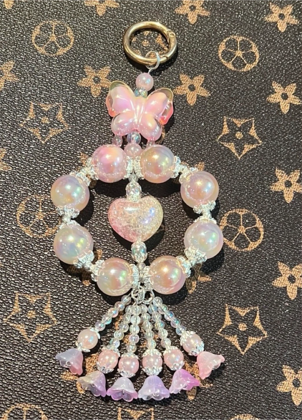 Pink Beaded Pendant - photo 2