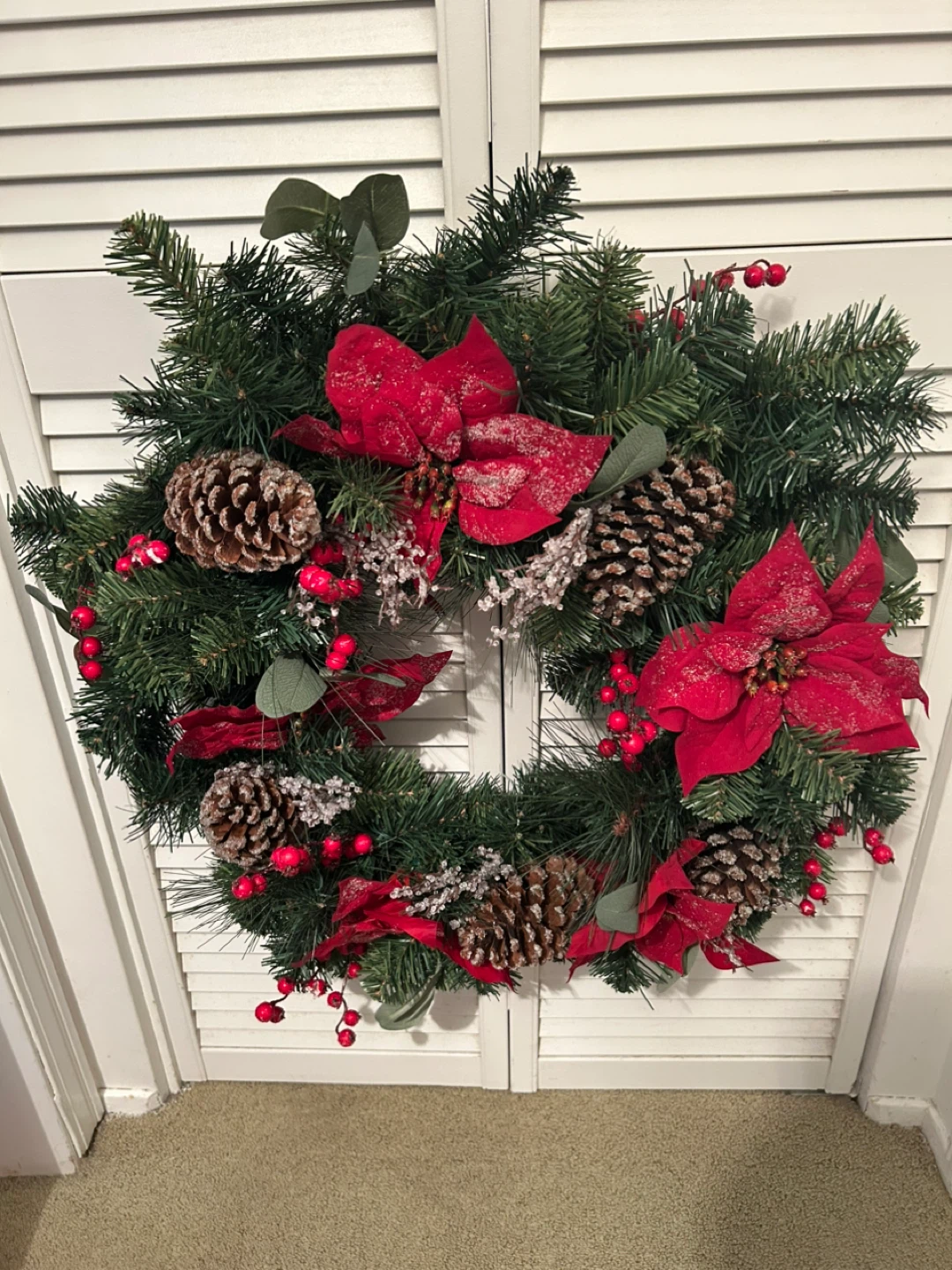 Festive Christmas wreath like new out of the box - photo 2