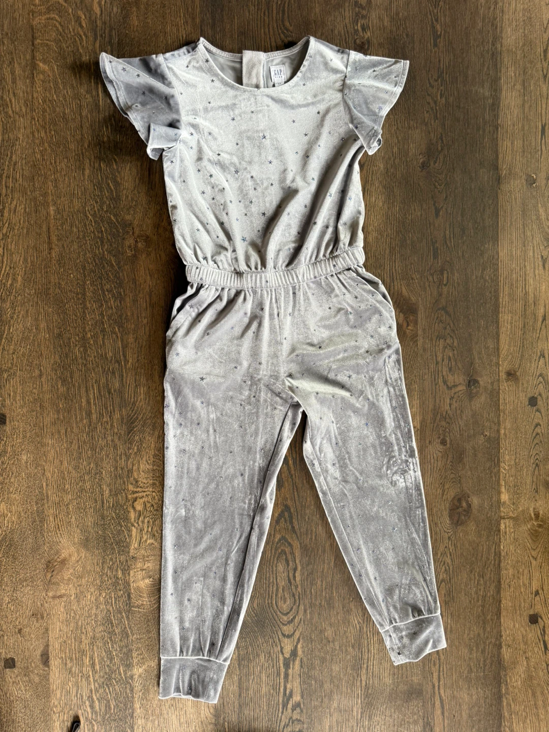 GAP Kids Grey Star Jumpsuit - Size 4