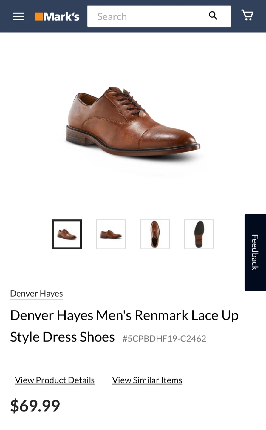 Denver Hayes Renmark Dress Shoes - Size 10 - photo 4