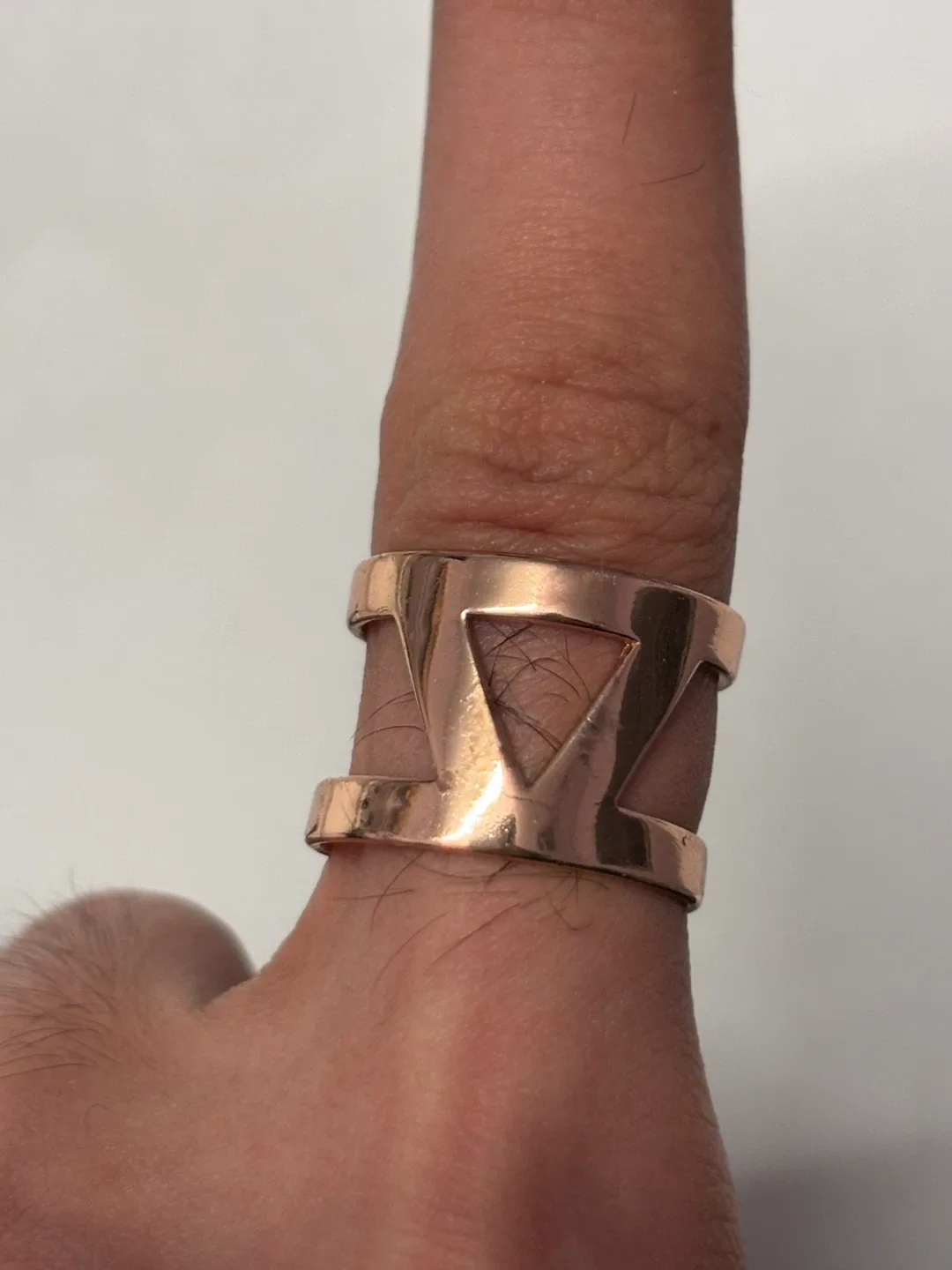 .925 silver (rose gold plated) ring size 7 image indicator(2)
