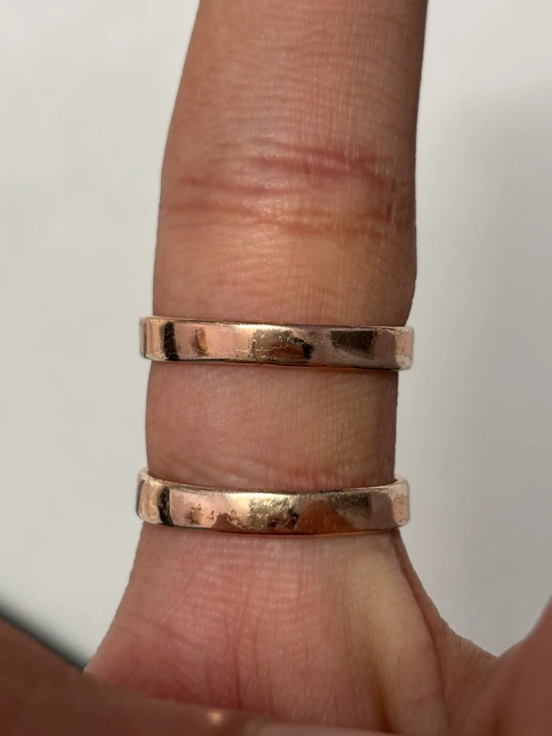 .925 silver (rose gold plated) ring size 7 image indicator(3)