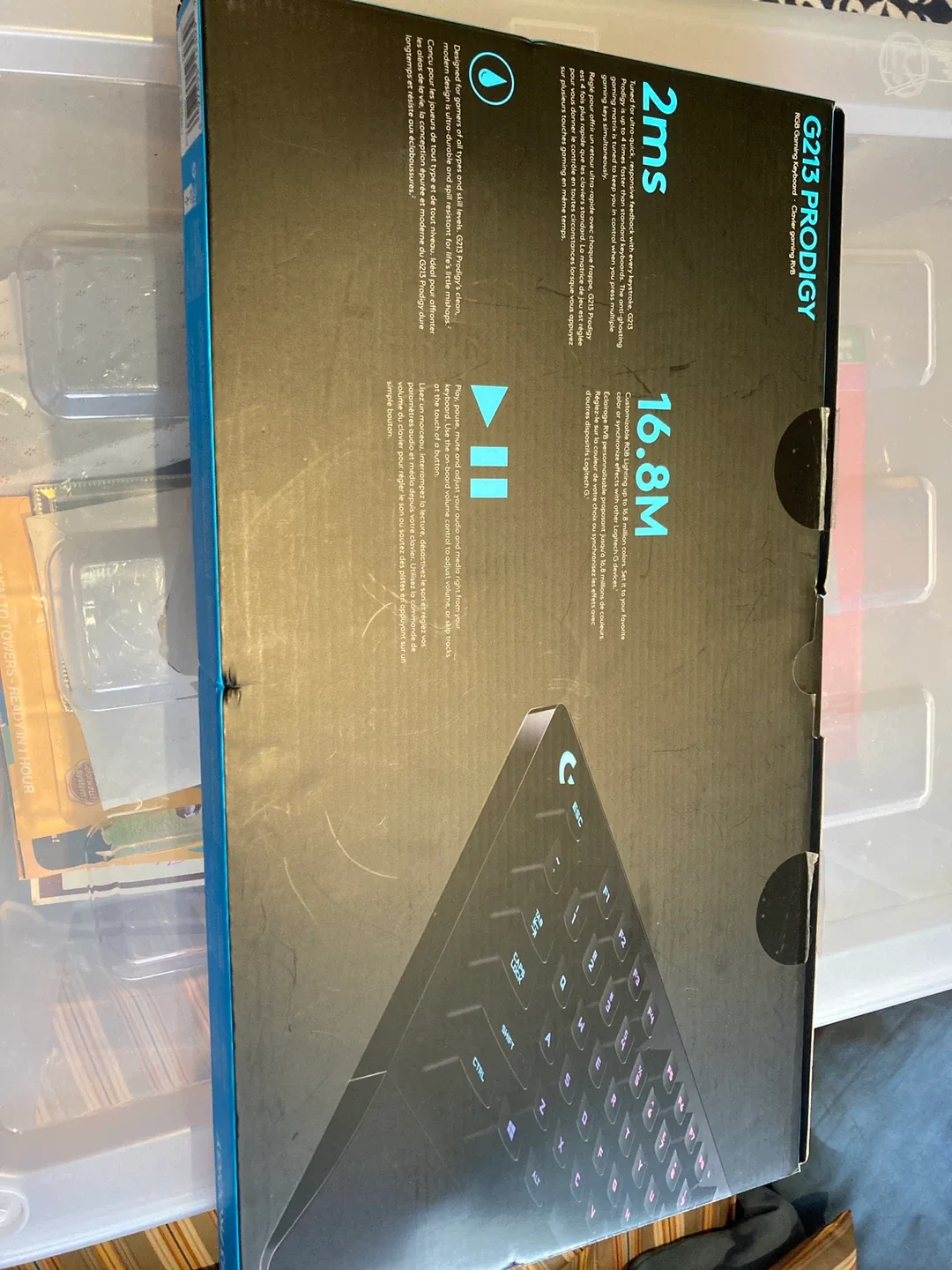 Logitech G213 Prodigy Gaming Keyboard - Like New! image indicator(3)