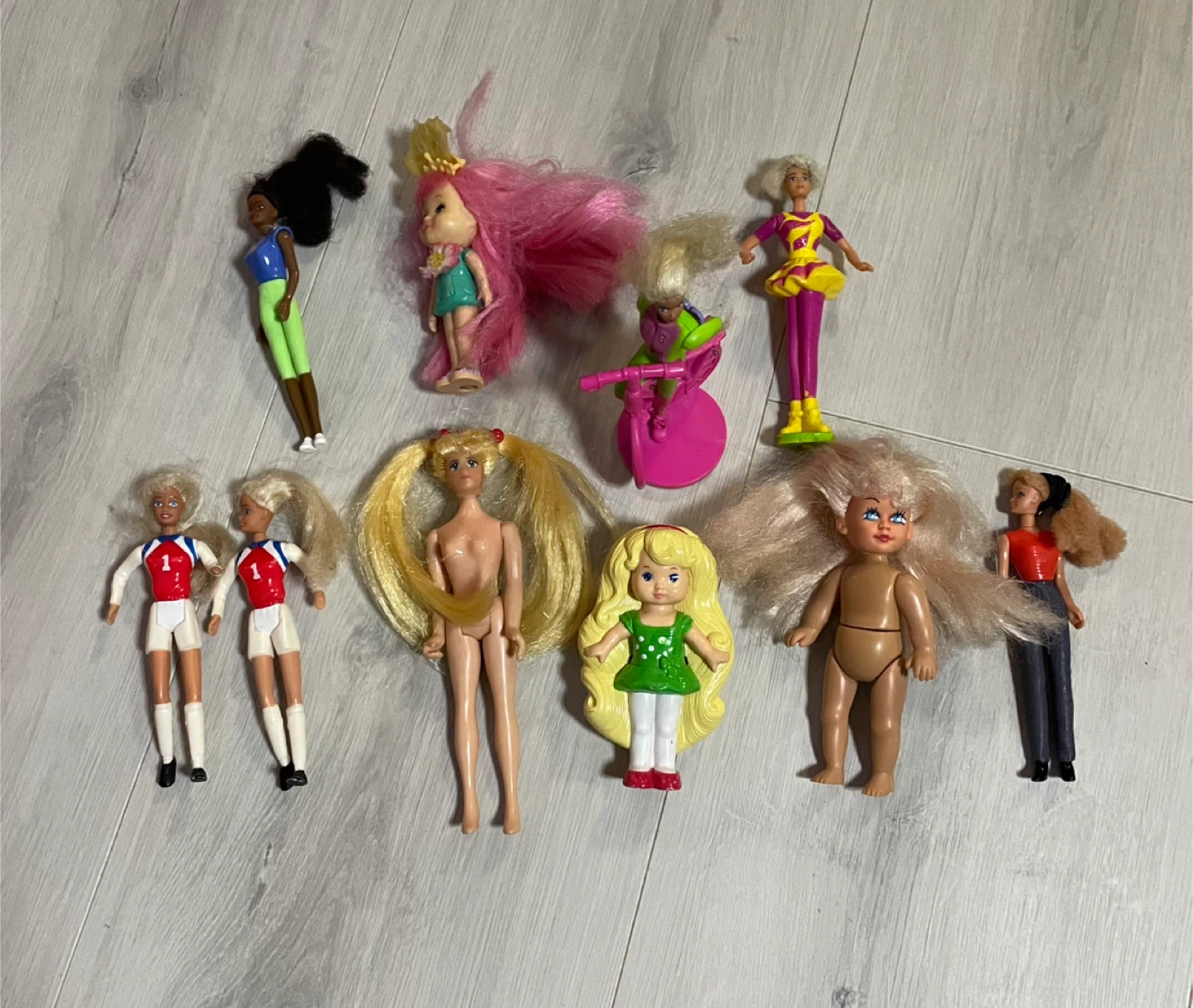 Vintage 90s Mini Barbie & Retro Doll Lot