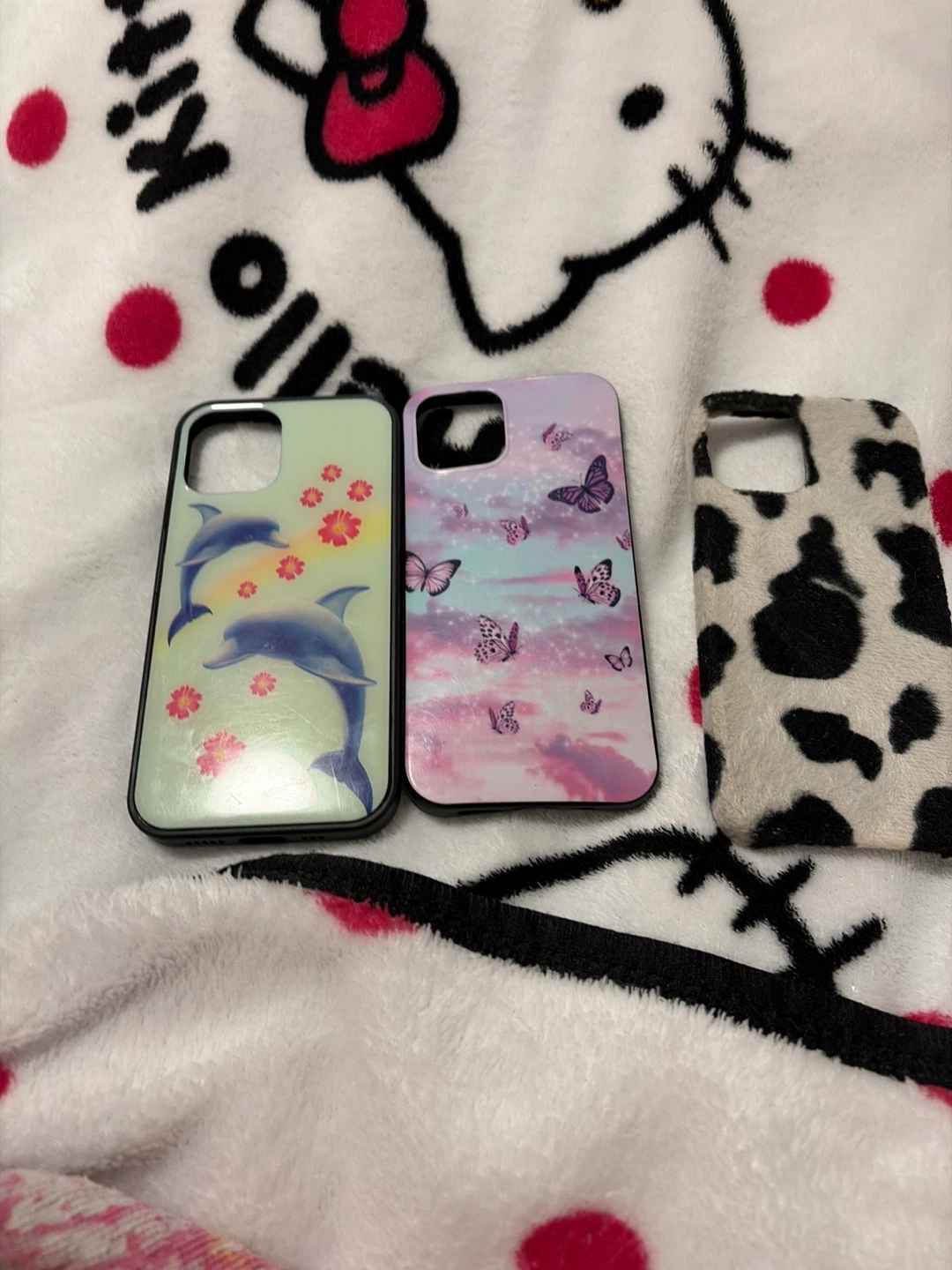 iPhone Cases - Dolphin, Butterfly, Cow Print