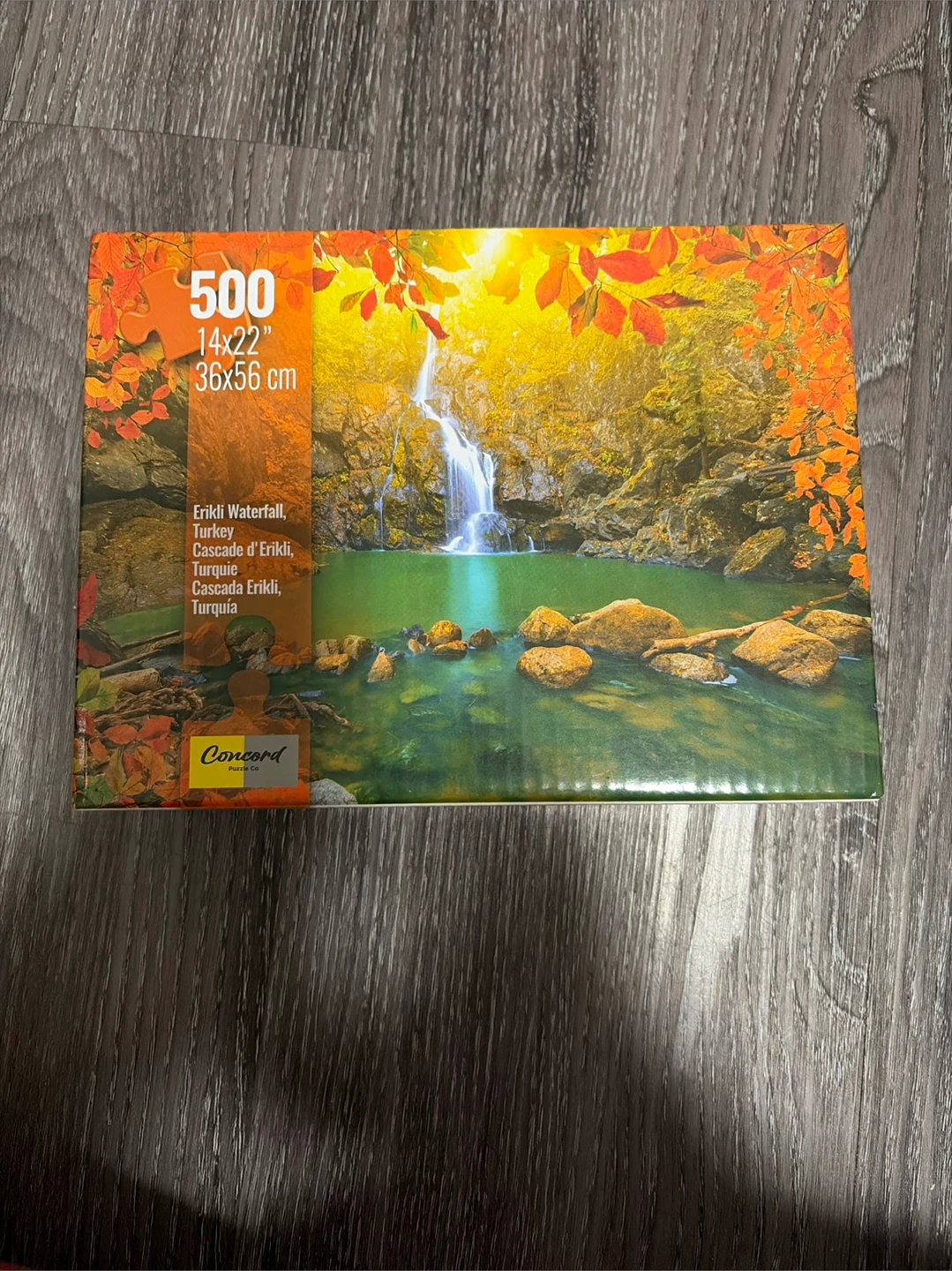 Concord Puzzle Co 500 Piece Puzzle - Erikli Waterfall