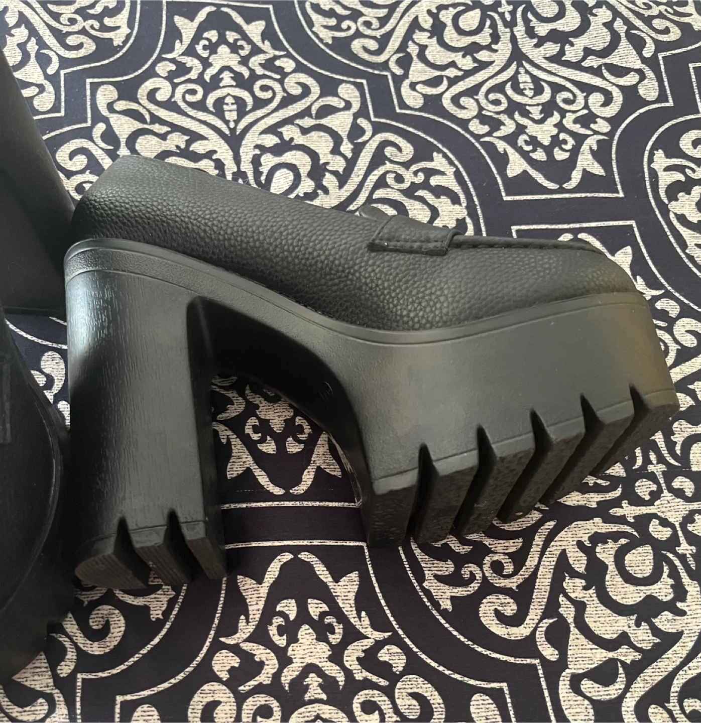 Black Platform Loafers - Size 37 - photo 2
