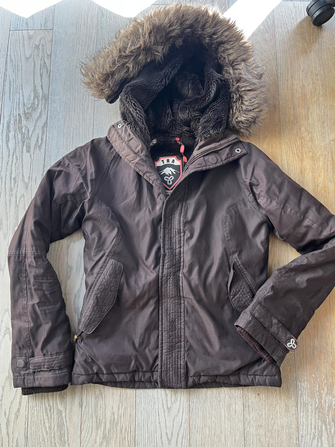 TNA Brown Winter Jacket - Size Small