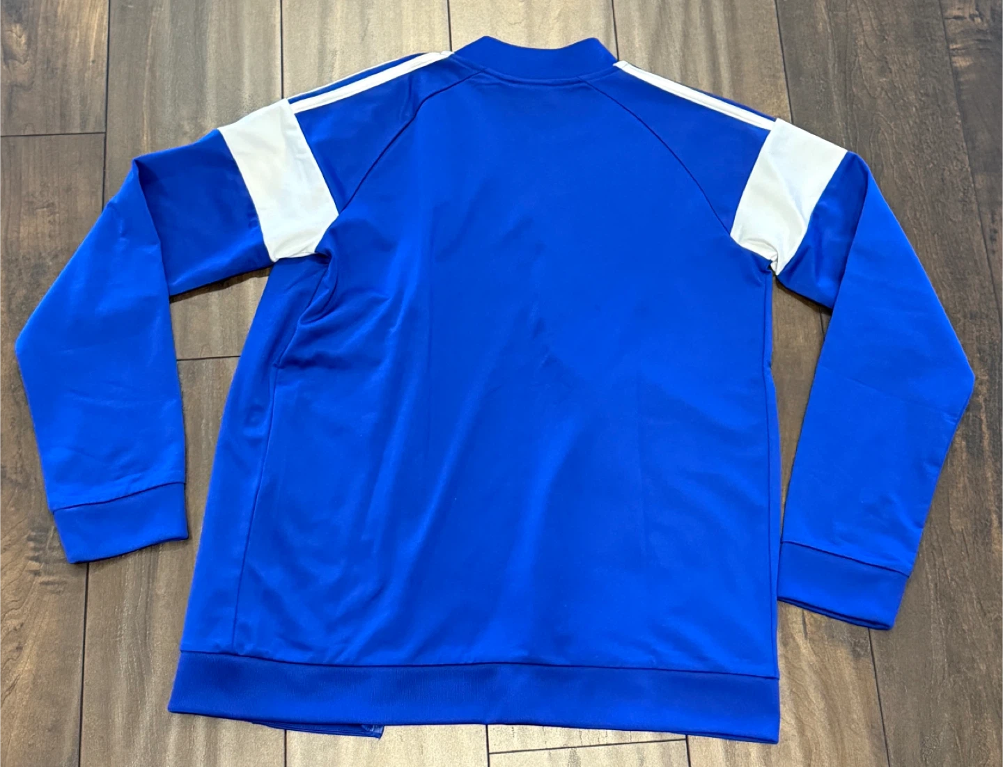 Adidas Track Jacket - Youth L (14/16) Blue/White - photo 2