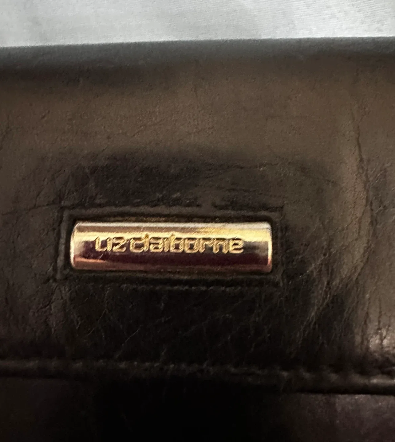 Liz Claiborne Black Leather Wallet image indicator(6)