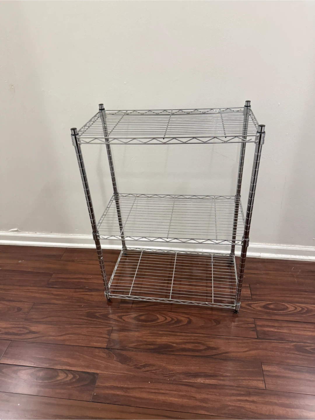 Chrome Wire Shelving Unit - 23"x14"x33"