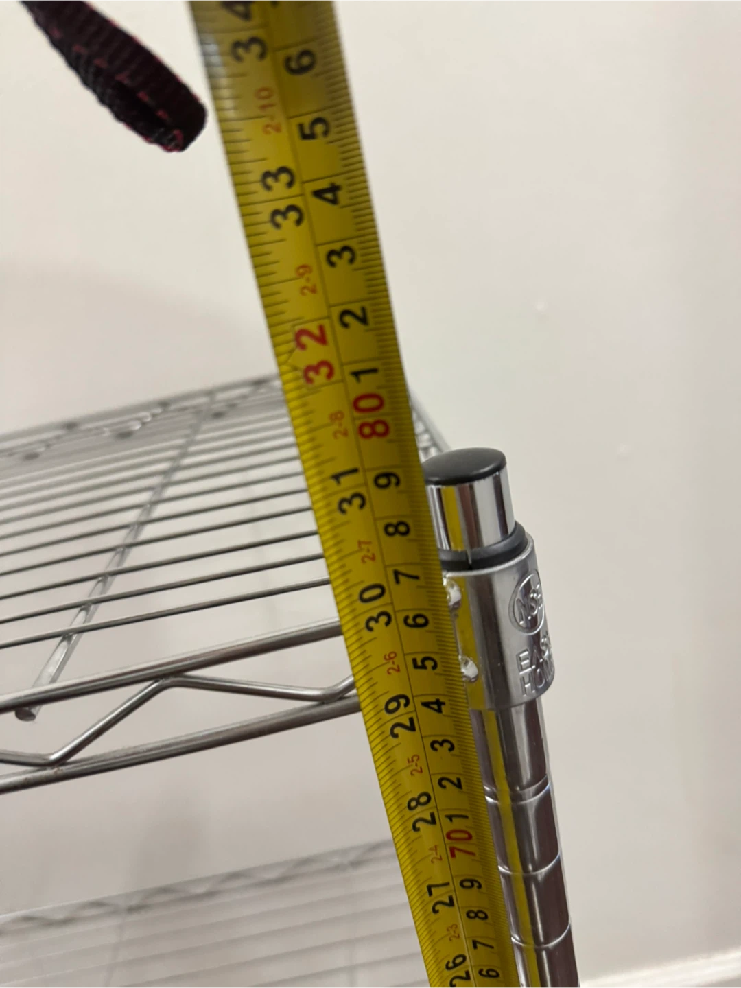 Chrome Wire Shelving Unit - 23"x14"x33" - photo 2