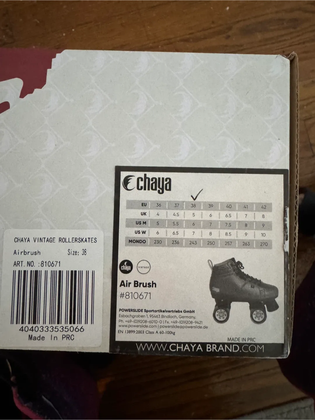 Chaya Air Brush Vintage Rollerskates - US Women's Size 7 image indicator(5)