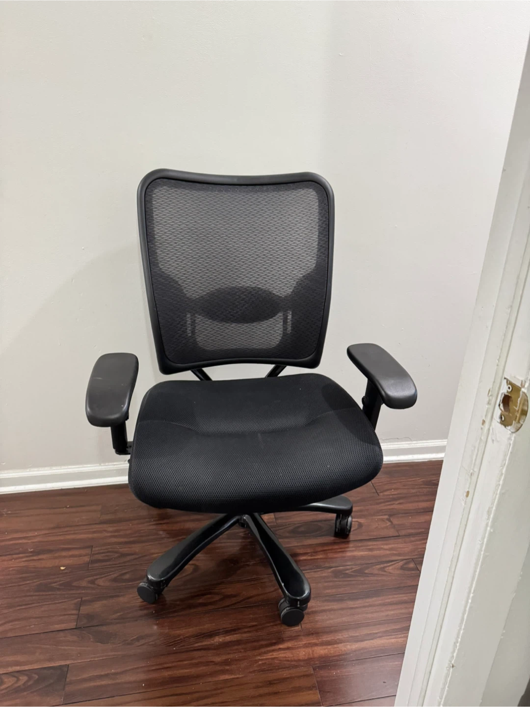 Black Office Chair with Adjustable Height