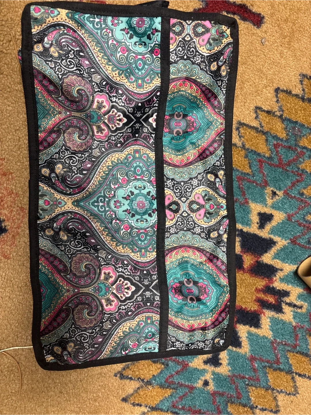Paisley Pattern Car Trunk Organizer thumbnail